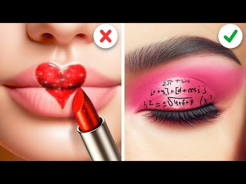 EXTREMES BEAUTY-MAKEOVER 💄 Make-up in die Klasse schmuggeln! Virale TikTok-Wunder auf 123 GO!