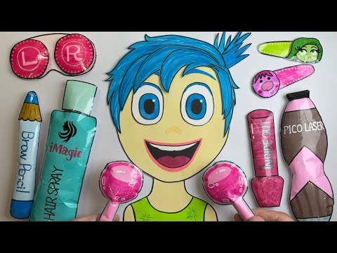 [✨Paperdiy✨] Joy Skincare❤️Inside Out 2 #insideout #asmr #makeup #papercraft