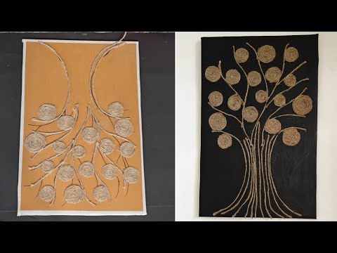 Superb Jute Using Tree Home decor Craft | Best Room decorations Craft | DIY Wall Decor Craft