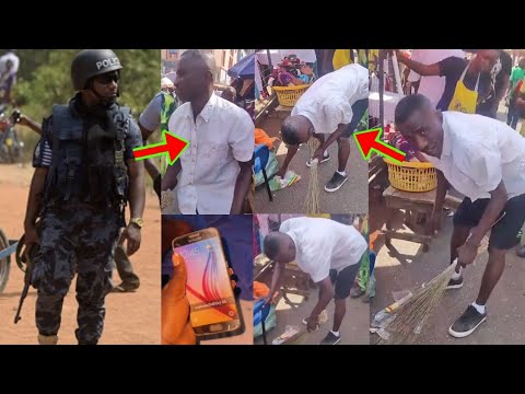 Kejetia Kronfuo Amanehunu, See How They Punished A Thief For Stealing A Mobile Phone At Kejetia