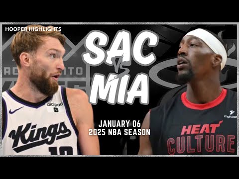 Sacramento Kings vs Miami Heat Full Game Highlights | Jan 6 | 2025 NBA Season