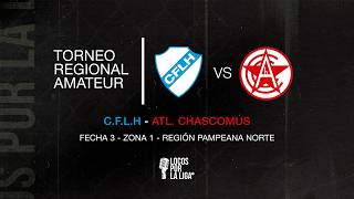 C. FOMENTO LOS HORNOS vs ATLÉTICO CHASCOMÚS🔥TORNEO REGIONAL AMATEUR - FECHA 3 - ZONA 1⚽