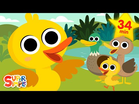 Ducks! Ducks! Ducks! 🦆 | Quacky Kids Songs | Super Simple Songs