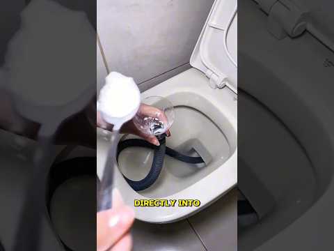 Just Put a Hose in the Toilet! (Plumbers Hide This from You) #lifehacks #toilet #trending #tips