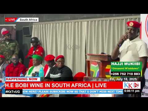 BOBI WINE YATUUSE DDA E SOUTH AFRICA KU'MUKOLO