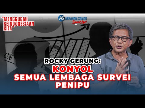 Rocky Gerung: Tidak Ada Janji Presiden Jokowi Dipenuhi | Abraham Samad SPEAK UP