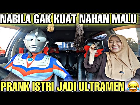 PRANK ADEK NABILA , ISI BENSIN PAKE BAJU ULTRAMEN, DIA MALU BANGET WKWK , #alfusori #nabila #prank