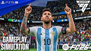 FC 26 - Argentina vs. Switzerland - World Cup 2026 Quarter Final's Match Simulation PS5 Pro Gameplay