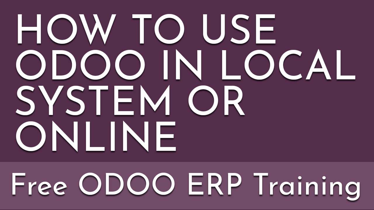 ODOO ERP Software how to use for Small Business | 11/16/2021

In this video, i teach you about ODOO ERP Software Solutions for Basic/Small organization. You can learn about Items Database ...