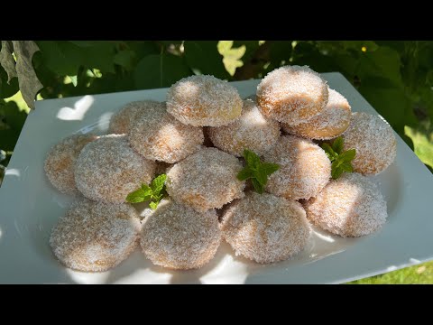 Gurabija të buta me Kokos 🥰 Me pak përbërës ...!!!