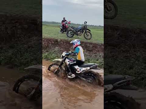 Off-roading #xpulse200 #hero #heroxpulse2004v #dirtbike #jcb #tractor