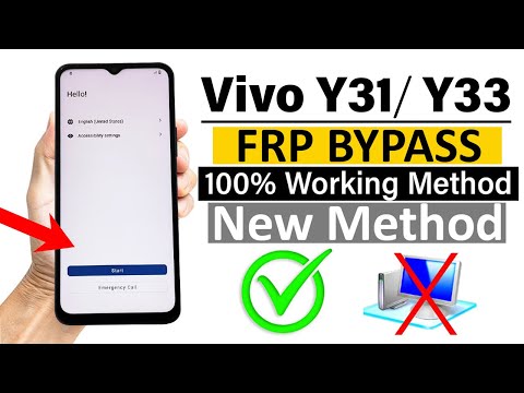 Vivo Y31/ Y33 : Remove Google Account - Latest Update 2025 (Without Pc)