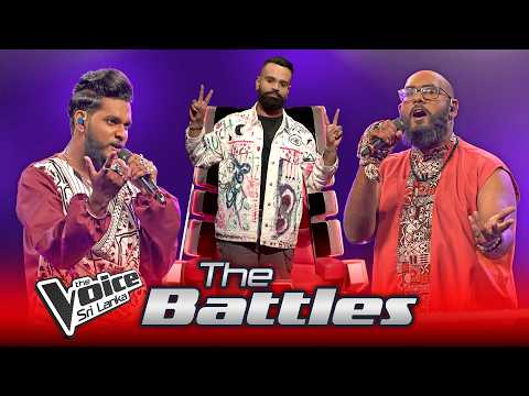 Kanishka & Tharindu | Miringuwa Parada (මිරිඟුව පරදා) | The Battls | The Voice Sri Lanka