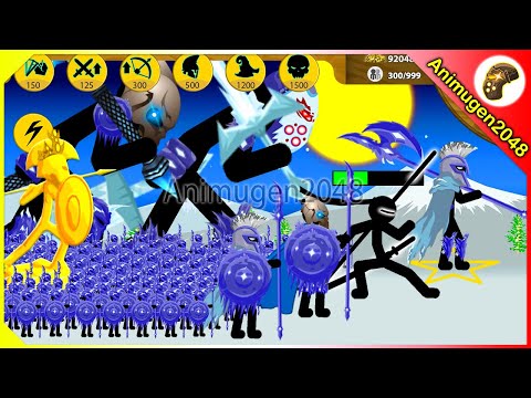 NEW SUMMON SHADOWRATH SPEAROS vs XIPHOS FUSION BOSS x9999 Army | Stick War Legacy Mod | Animugen2048