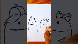 Valentine's Day! How to draw Flork in love