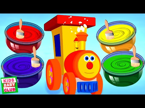 Learn Colors with Ben The Train, Learning Videos for Children by Kids Baby Club