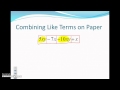 Combining Like Terms: A Comprehensive Review