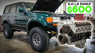 LS Swap Toyota Land Cruiser Build! Is This $600 6.0 Worth Rebuilding?