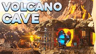 We Built the Greatest Volcano Cave in ARK PvP...