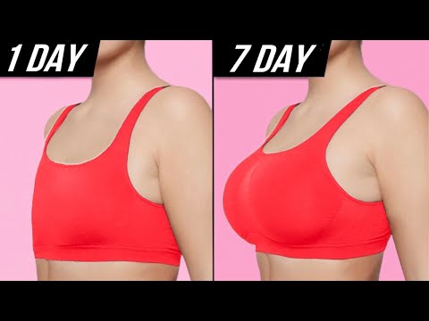 How To Lift Breast Size In 7 Days (DO AT HOME)