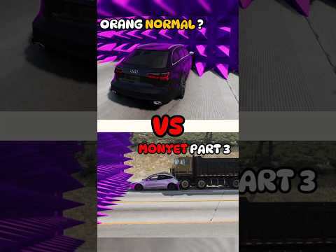 ANOMALI VS KORUPTOR SAAT NEMU TEMBOK BERDURI #beamngdrive #bus #truk