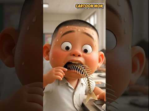 ก้างติดคอ : Cartoon Mon #อนิเมะ    #การ์ตูน #ตลก #พากย์ไทย #อนิเมะ #AI #cartoon