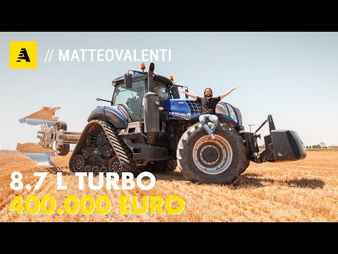 Come si guida un TRATTORE da 400k โฌ? Tutti i segreti del New Holland T8