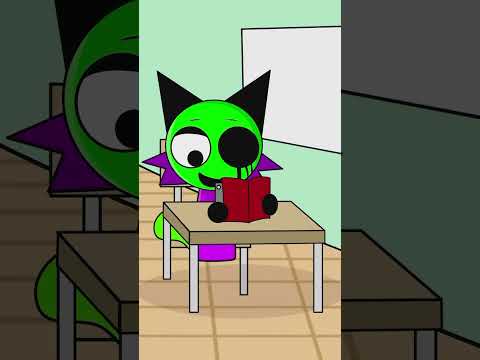 Regras de proibição do uso do telefone na aula da Sprunki Animação #sprunki #animation #shorts