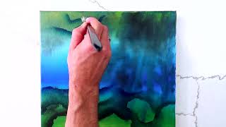 Beneath the Surface | How to Paint River Rocks and Water Reflection | Acrylic Landscape Art