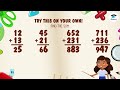 Addition of Two and Three-Digit Numbers