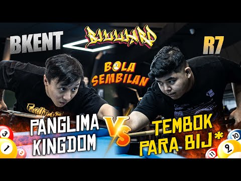 MATCH BILLIARD TERPANAS!! PANGLIMA KINGDOM VS TEMBOK PARA BIJI! BKENT VS R7