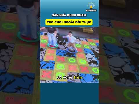 Trò chơi sàn nhà dung nham ngoài đời thực