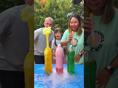 Which fountain is higher? #shorts by GamGam Family