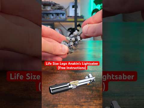 A PERFECT Life Size Lego Lightsaber (Anakin) #lego #starwars