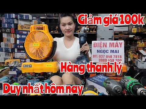 Sale xả kho máy khoan pin chính hãng, máy mài góc, khoan bê tông, máy mài cầm tay giá rẻ chính hãng.