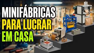23 MÁQUINAS PARA MONTAR UMA MINIFÁBRICA EM CASA