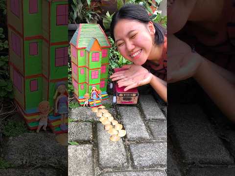 CUMA DARI KARDUS, TAPI HOTELNYA BISA SEBAGUS INI?!! #kreatif #hotel #diy #memes #kreasi #shorts