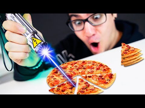 É POSSÍVEL CORTAR PIZZA COM LASER ?