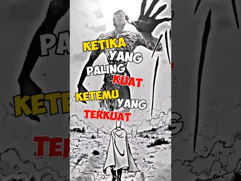 Pertemuan pertama para identitas terkuat‼️#onepunchman #saitama #anime