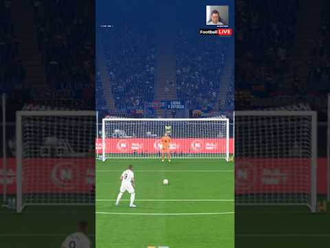 Barcelona vs Real Madrid - Penalty Shootout 2025 Final Supercopa de España | eFootball PES #football