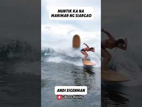 Muntikan na, Ingats lagi lodi #andieigenmann #siargao #islandgirl