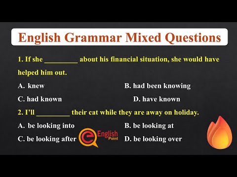 Tense in English Grammar | Tense Exercise MCQs For All