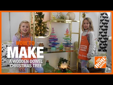 Make a Wood Dowel Christmas Tree