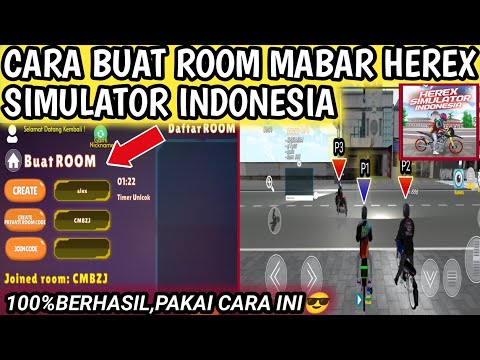 Cara Buat Room Mabar Di Game Herex Simulator Indonesia || Cara Membuat Room Di Herex Simulator