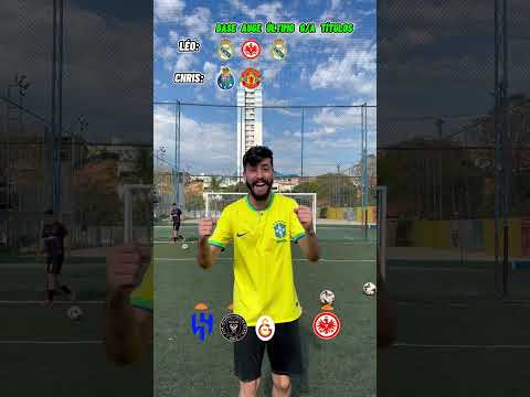 QUEM MONTOU A MELHOR CARREIRA?? #futebol #shorts