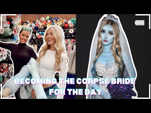 Becoming the Corpse Bride for a Day 👰💀 | Epic Transformation & BTS! | Ep.10