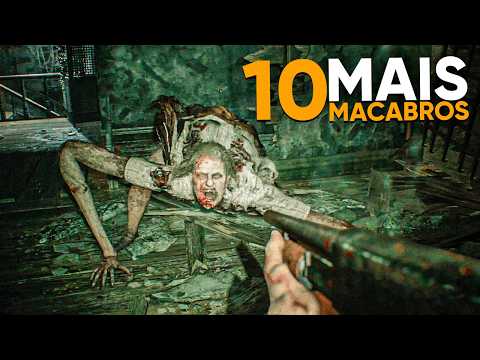 TOP 10: JOGOS DE TERROR MAIS ASSUSTADORES