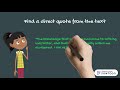 Citing Textual Evidence in Animated Presentations