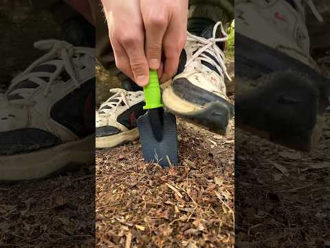 Bushcraft skills underground🔥 #survival #camping #bushcraft #forest #outdoors