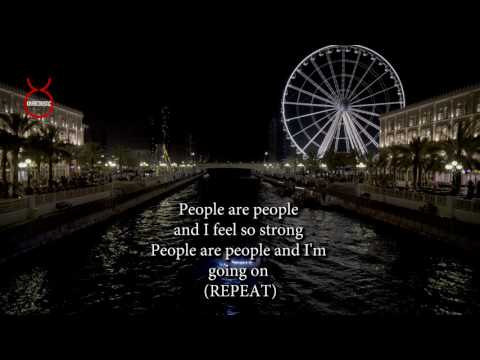 People are People by D Sound Acoustic Guitar Backing Track | Acoustic Karaoke